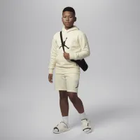 Nike Jordan Big дитячі Sustainable Fleece шорти колір коричневий