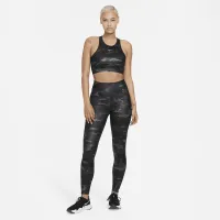 Nike One женская Mid-Rise Camo лосины цвет серый