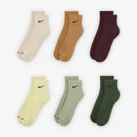 Nike Everyday Plus Cushioned тренувальні Ankle шкарпетки (6 пар) різнокольорові