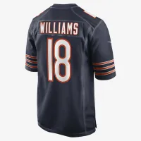 Caleb Williams Chicago Bears мужские Nike NFL Game Jersey синий