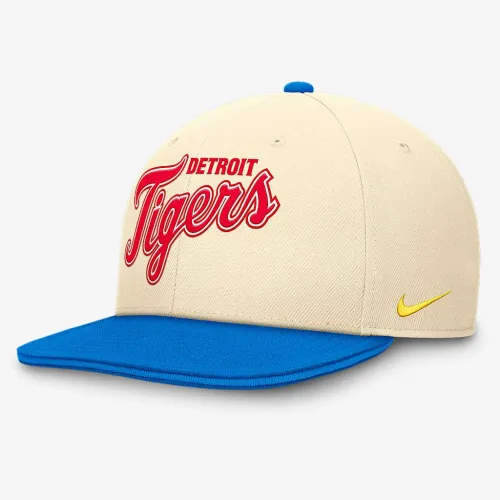 Detroit Tigers Photo Pro мужские Nike Dri-FIT MLB Adjustable Hat цвет коричневый