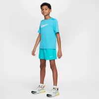 Nike Multi Big детские (для мальчиков) Dri-FIT тренировочные шорты цвет зеленый