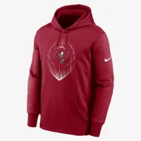 Tampa Bay Buccaneers Icon Men’s Nike Therma NFL Pullover Толстовка с капюшоном цвет красный