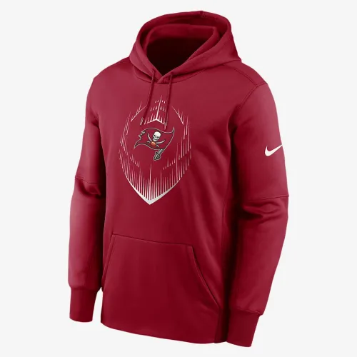 Tampa Bay Buccaneers Icon Men’s Nike Therma NFL Pullover Толстовка з капюшоном колір червоний
