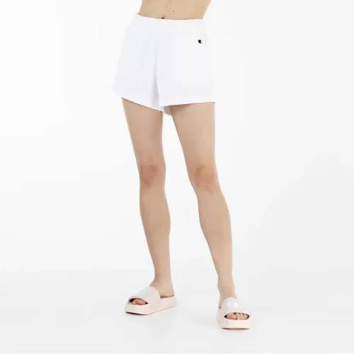 Шорты Champion High Waist C Logo 114926-WW001 - Белые
