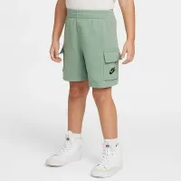Nike Sportswear Little дитячі Pocket футболка and French Terry шорти комплект колір зелений