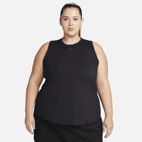 Nike One Classic жіноча Dri-FIT Tank Top (великі розміри) колір чорний