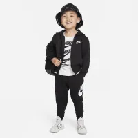 Nike Sportswear Club Fleece Toddler Full-Zip Толстовка с капюшоном цвет черный
