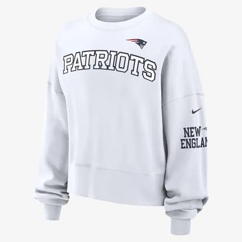New England Patriots женская Nike NFL Pullover Crew цвет белый