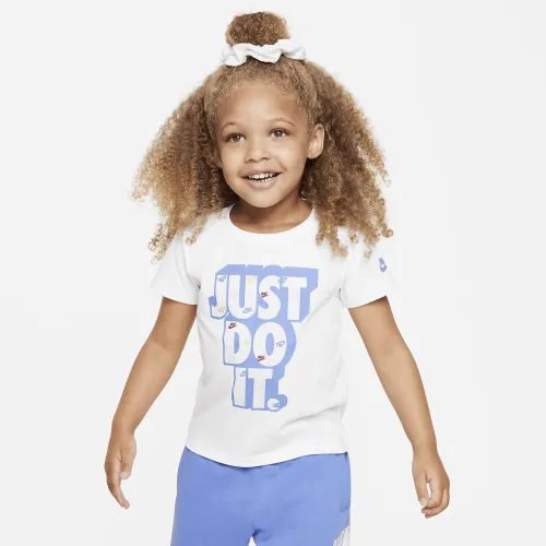 Nike Relaxed Tee and Scrunchie комплект Toddler 2-Piece комплект колір білий