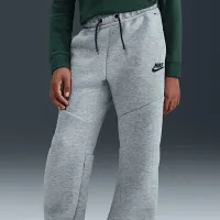 Nike Sportswear Tech Fleece Big детские (для мальчиков) Open-Hem Pants цвет серый