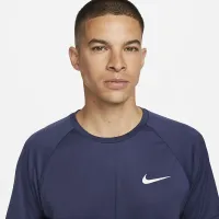 Nike Essential чоловічі Short-Sleeve Hydroguard Swim Shirt блакитний