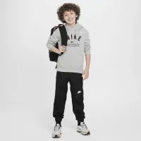 Nike Big детские волейбольные Pullover Толстовка с капюшоном цвет серый