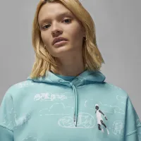 Nike Jordan Artist Series by Parker Duncan жіноча Brooklyn Fleece Толстовка з капюшоном блакитний
