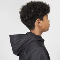 Nike Sportswear Windrunner Big дитячі Hooded Repel Куртка (Extended Size) колір чорний