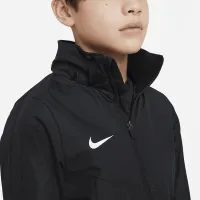 Nike Storm-FIT Academy Big детские Soccer Rain Куртка цвет черный