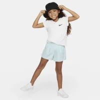 Nike Prep in Your Step Little дитячі Dri-FIT Pleated Tempo шорти блакитний