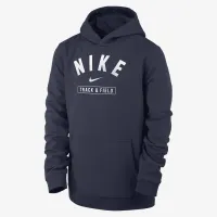 Nike Club Fleece Big детские Track & Field Толстовка с капюшоном синий