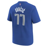 Luka Dončić Mavericks Big Kids' Nike NBA T-Shirt Blue