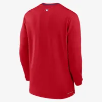 Philadelphia Phillies Authentic Collection мужские Nike Dri-FIT MLB 1/2-Zip Long-Sleeve Top цвет красный