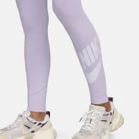 Nike Sportswear Classics жіноча З високою талією Graphic лосіни колір фіолетовий