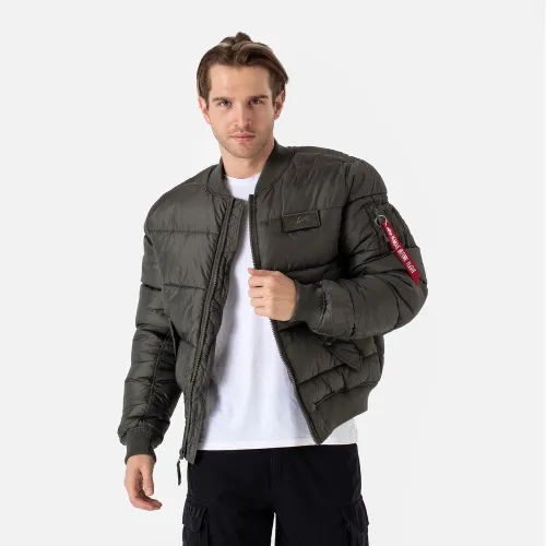 Куртка Alpha Industries MA-1 Puffer Bomber 138116142 - зелена