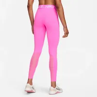 Nike Pro женская Mid-Rise Mesh-Paneled лосины цвет красный
