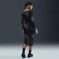 Nike Serena Williams Design Crew жіноча Mesh Midi Костюм колір сірий