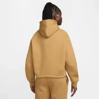 Nike Sportswear Tech Fleece женская оверсайз Толстовка с капюшоном цвет коричневый