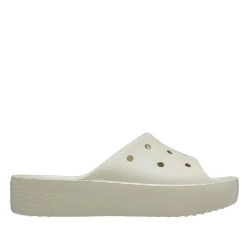 Шлёпанцы Crocs Classic Platform Slide 208180-2Y2 - Бежевый