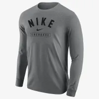 Nike Lacrosse мужские Long-Sleeve футболка цвет серый
