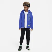Nike Brazil Club Fleece Big дитячі Full-Zip Толстовка з капюшоном блакитний