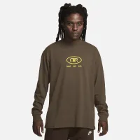 Nike Sportswear чоловічі Long-Sleeve футболка колір коричневий