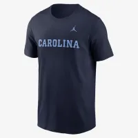 North Carolina Tar Heels Primetime Wordmark мужские Nike College футболка синий