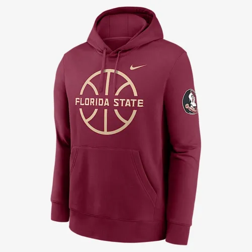 Florida State Seminoles Club баскетбольні Icon чоловічі Nike College Pullover Толстовка з капюшоном колір червоний