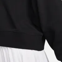 Nike Sportswear Phoenix Fleece женская оверсайз Cropped Crew-Neck свитшот цвет черный