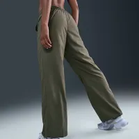 Nike Sportswear Classic женская Mid-Rise Open-Hem Pants цвет зеленый