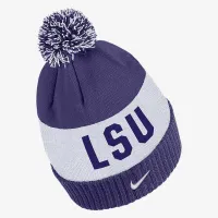 LSU Nike College Beanie колір фіолетовий