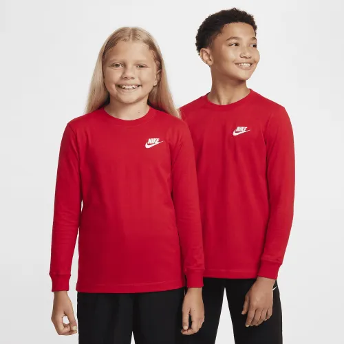 Nike Sportswear Big дитячі Long-Sleeve футболка колір червоний