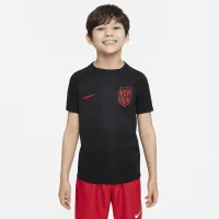 U.S. Academy Pro Big детские Nike Dri-FIT Short-Sleeve Soccer Top цвет черный