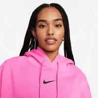 Nike Sportswear Phoenix Fleece женская Over-оверсайз Pullover Толстовка с капюшоном цвет красный