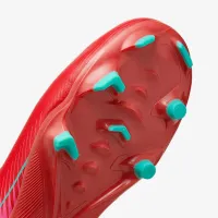 Nike Jr. Mercurial Superfly 10 Academy Little/Big детские MG High-Top футбольные бутсы цвет красный