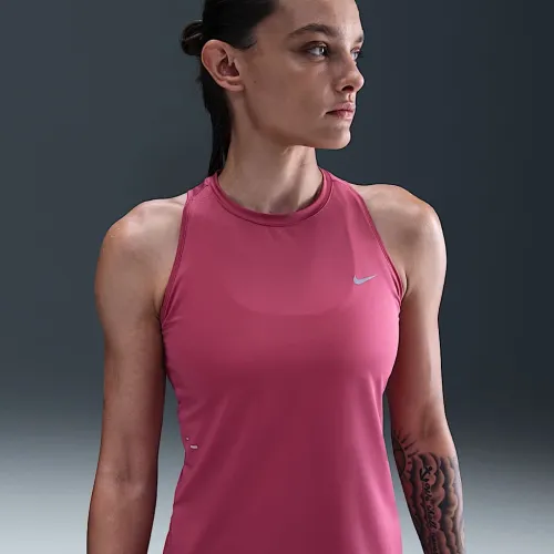Nike Swift жіноча Dri-FIT Running Tank Top колір фіолетовий