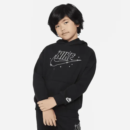 Nike Sportswear Shine Fleece Pullover Толстовка з капюшоном Little Kids Толстовка з капюшоном колір чорний