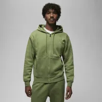 Nike Jordan Brooklyn Fleece мужские Full-Zip Толстовка с капюшоном цвет зеленый