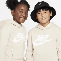 Nike Sportswear Club Fleece Big детские Толстовка с капюшоном цвет коричневый