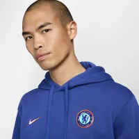 Chelsea FC Club мужские Nike Soccer Pullover Толстовка с капюшоном синий