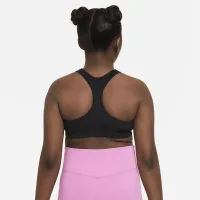 Nike Swoosh Big дитячі (Girls') Sports Bra (Extended Size) колір чорний