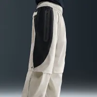 Nike Tech Big детские (для мальчиков) Woven Pants цвет серый