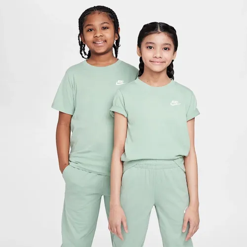 Nike Sportswear Big дитячі футболка колір зелений